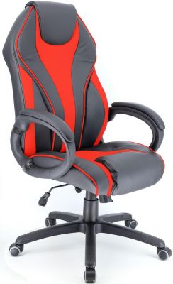 Офисное кресло EvP Wing Экокожа Красный