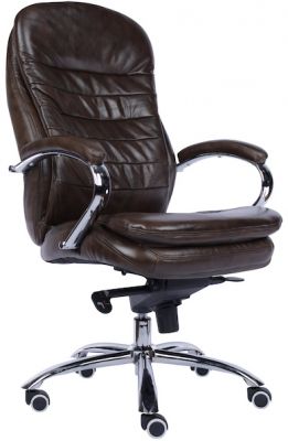 Офисное кресло EvP Valencia M кожа коричневый