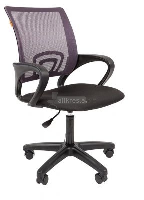 Офисное кресло Chairman 696 LT - Сетка св. серая / сетчатая многослойная ткань черная