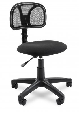CH 250 - кресло chairman малогабаритное - Сетка черная/ткань черная