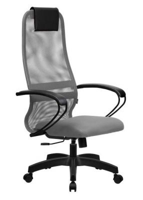 Офисное кресло Kasumi/Касуми PL (bp8) -  сетка/сетчатая ткань светло-серая