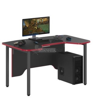 Стол компьютерный игровой SSTG 1385 Антрацит/Красный 1360х850х747