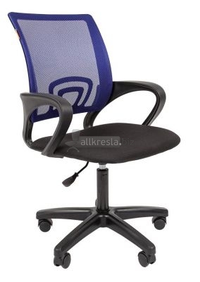 Офисное кресло Chairman 696 LT - Сетка синяя / сетчатая многослойная ткань синяя