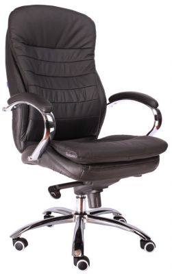 Офисное кресло EvP Valencia M кожа черный