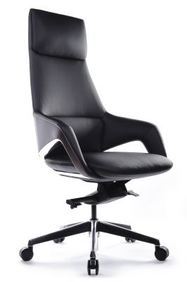 Кресло FK005-A Чёрный (A8) натуральная кожа