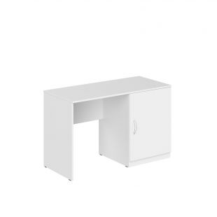 Стол с тумбой под холодильник KTFD 1255(R) Белый 1200х550х750