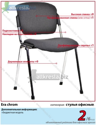 Купить офисный стул Era chrom (Эра хром)