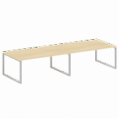 Купить metal system перег. стол (2 столешницы) на о-образном м/к (3600*1235*750)