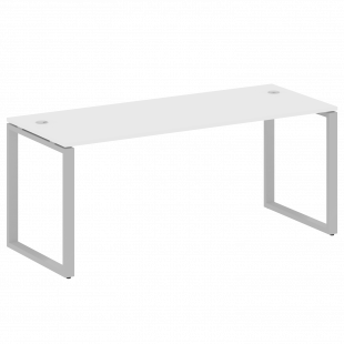 Metal System Стол письменный на О-образном м/к БО.СП-5 Белый/Серый металл 1800*720*750