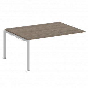 Metal System Проходной элемент перег. стола на П-образном м/к БП.ППРГ-4 Вяз/Серый металл 1600*1235*750