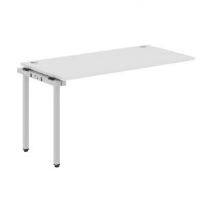 Купить xten-s стол промежуточный xist 1470 белый/алюминий 1400х700х750