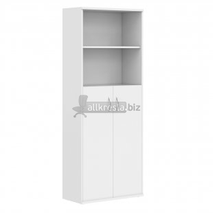 IMAGO Шкаф с глухими средними дверьми СТ-1.6 Белый