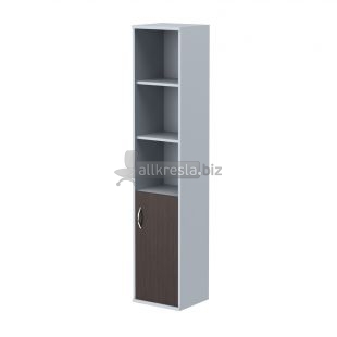 IMAGO Шкаф колонка с глухой малой дверью СУ-1.1(R) Венге Магия/Металлик