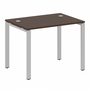 Metal System Стол письменный на П-образном м/к БП.СП-1 Венге/Серый металл 1000*720*750