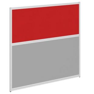 Секция комбинированной перегородки RP160SL120 Серый/Красный 26-22 1200х22х1600