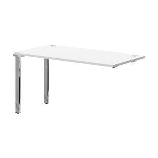 Купить xten gloss стол промежуточный xigst 1470.1 белый/нержавеющая сталь 1400х700х750
