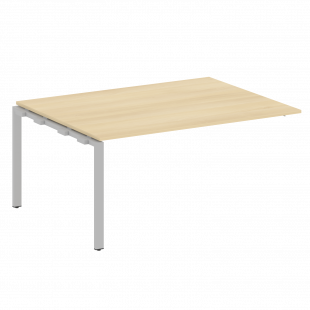 Metal System Проходной элемент перег. стола на П-образном м/к БП.ППРГ-4 Акация/Серый металл 1600*1235*750