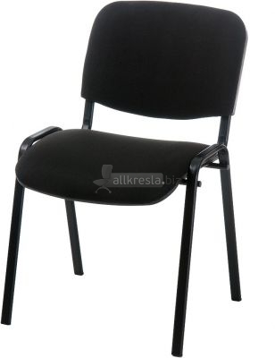 ИЗО недорогой офисный стул - Черная ткань