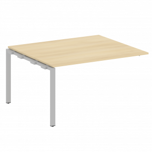 Metal System Проходной элемент перег. стола на П-образном м/к БП.ППРГ-3 Акация/Серый металл 1400*1235*750