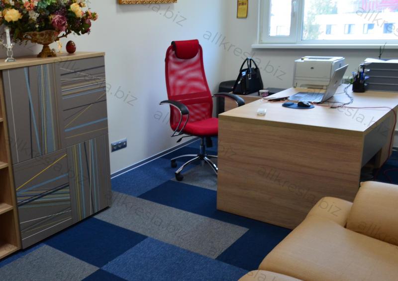 Офисная мебель Нортон - кабинет руководителя с большим рабочим столом