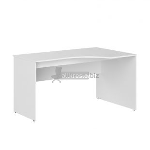 SIMPLE Каркас стола эргономичного SET140-1(R) Белый 1400х900х760