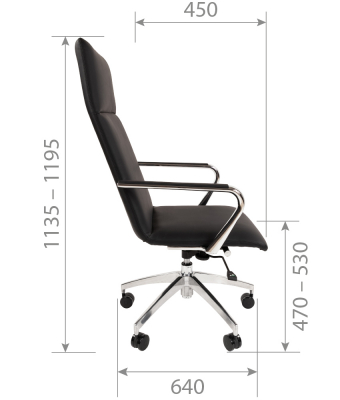 Кресло офисное ch 450 chairman