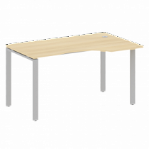 Купить metal system стол криволинейный правый на п-образном м/к (1400*900*750)