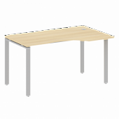 Купить metal system стол криволинейный правый на п-образном м/к (1400*900*750)