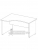 Купить эрго rus стол с асимметричной столешницей на лдсп каркасе с приставной стороной 60 см са3-16l (1600х900х760)
