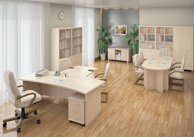 Купить Кабинет FIRST -  мебель для директора + составные конференц столы - фото 1