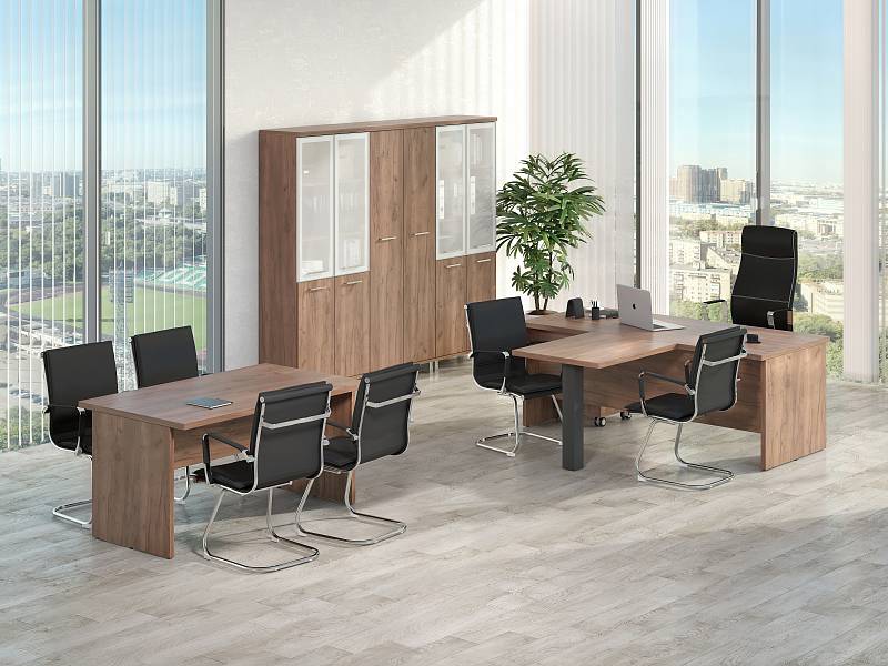 Купить Кабинет FIRST -  мебель для директора + составные конференц столы - фото 5
